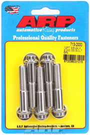 ARP 713-2000 S/S Bolt Kit - 12pt. (5) 3/8-24 x 2.000