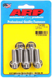 ARP 714-1000 S/S Bolt Kit - 12pt. (5) 7/16-20 x 1.000