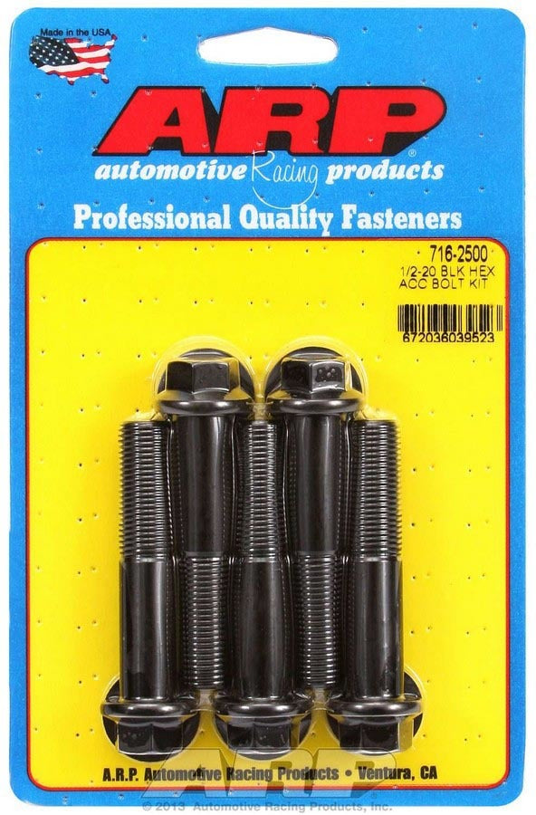 ARP 716-2500 Bolt Kit - 6pt. (5pk) 1/2-20 x 2.500