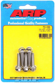 ARP 721-1000 S/S Bolt Kit - 6pt. (5) 1/4-28 x 1.000