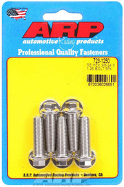 ARP 723-1250 S/S Bolt Kit - 6pt. (5) 3/8-24 x 1.250