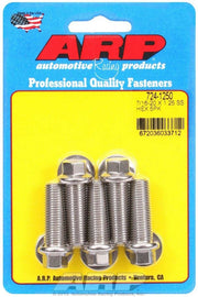 ARP 724-1250 S/S Bolt Kit 6pt 5pk 7/16-20 x 1.250