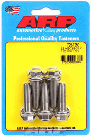 ARP 725-1250 S/S Bolt Kit - 6pt. (5) 3/8-24 x 1.250