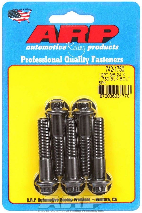 ARP 742-1750 Bolt Kit - 12pt. (5) 3/8-24 x 1.750
