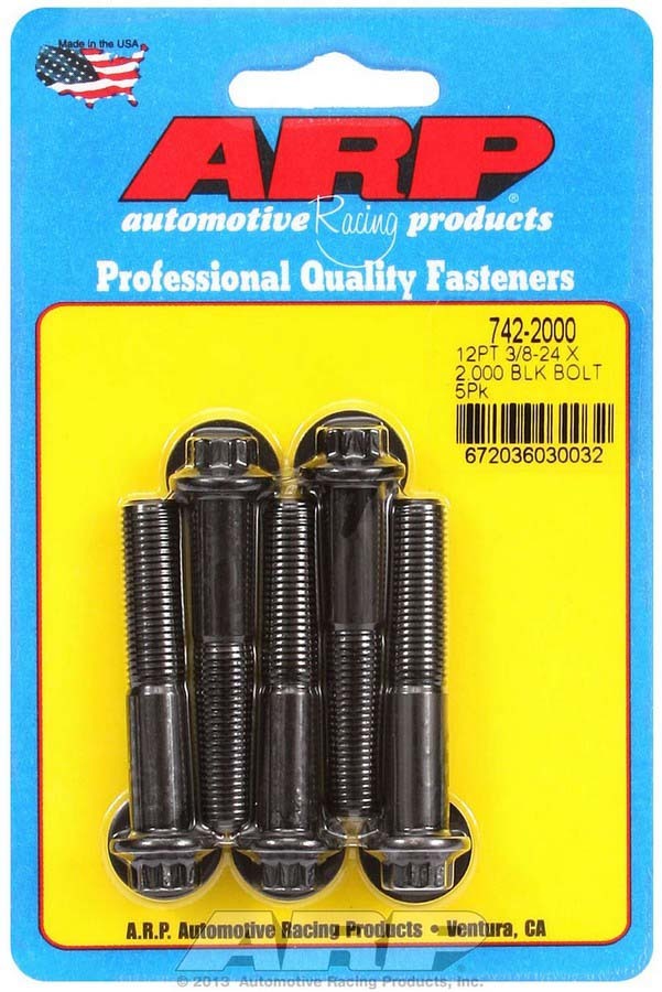 ARP 742-2000 Bolt Kit - 12pt. (5) 3/8-24 x 2.000