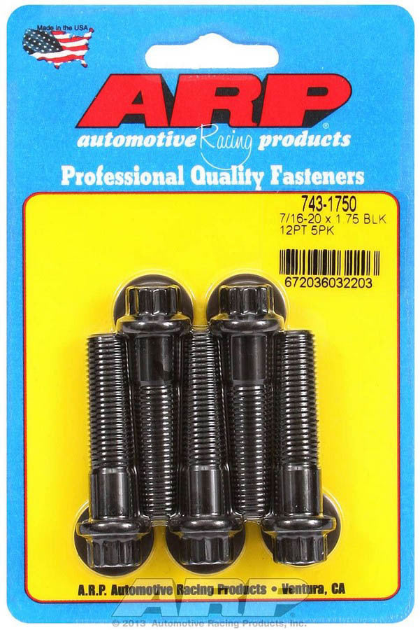ARP 743-1750 Bolt Kit - 12pt. (5) 7/16-20 x 1.750