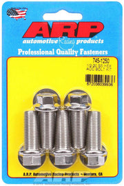 ARP 745-1250 S/S Bolt Kit - 6pt. (5) 1/2-20 x 1.250
