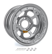 Load image into Gallery viewer, AERO RACE WHEELS 33-084520S 13x8 2in. 4.50 Silver Beadlock Wheel