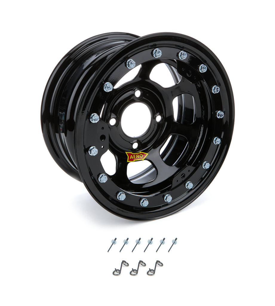 AERO RACE WHEELS 33-174530 Wheel 13x7 3in 4.50in BC Black