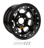 AERO RACE WHEELS 33-184230B 13x8 3in. 4.25 Black Beadlock