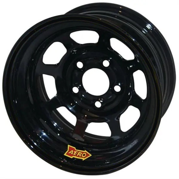 AERO RACE WHEELS 50-104520 15x10 2in. 4.50 Black