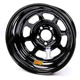 AERO RACE WHEELS 52-185030T3 15x8 3in 5.00 Black w/ 3 Tabs for Mudcover