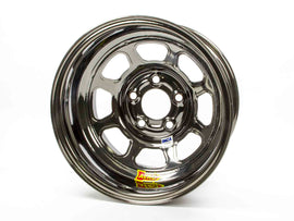 AERO RACE WHEELS 52-985020BLK 15x8 2in 5.00 Black Chrome