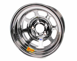 AERO RACE WHEELS 52-985030BLK 15x8 3in 5.00 Black Chrome