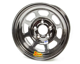 AERO RACE WHEELS 52-985040BLK 15x8 4in 5.00 Black Chrome
