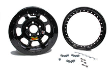 Load image into Gallery viewer, AERO RACE WHEELS 53-104730B 15x10 3in 4.75 Black Beadlock