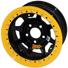 Load image into Gallery viewer, AERO RACE WHEELS 53-184730 Aero Race Wheels 53-184730 53-Series 15 x 8 in Beadlock Steel Wheel, 5 x 4.75 in Bolt Pattern, Black