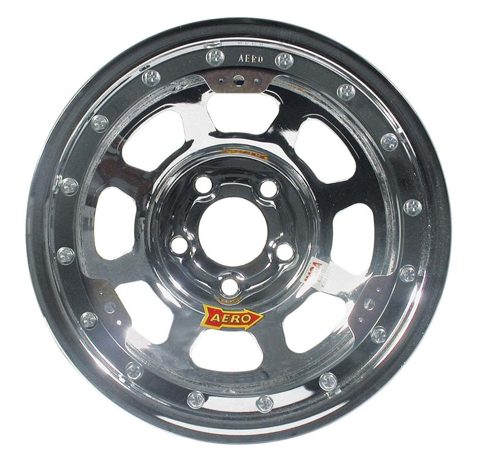 AERO RACE WHEELS 53-204730 15x10 3in 4.75 Chrome Beadlock