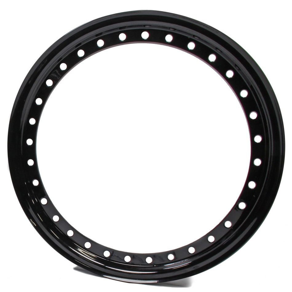 AERO RACE WHEELS 54-500023 15in Outer Bead Lock Ring Black