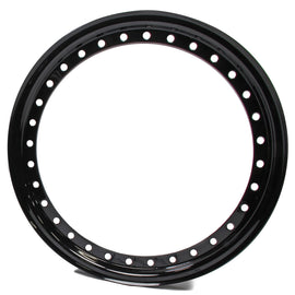 AERO RACE WHEELS 54-500023 15in Outer Bead Lock Ring Black