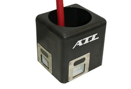 ATL FUEL CELLS CO-AA-009 ATL Fuel Cells Surge Tank 0.6 Gallon, 5x5x6 Inches, 8 AN Fitting - Black Plastic