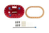 ATL FUEL CELLS PT-BG-032 Fill Plate Alum. w/Flap Valve -8an Fitting