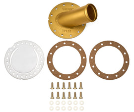 ATL FUEL CELLS TF131-742 ATL Fuel Cells TF131-742 Flat-Mount Fuel Cell Filler Neck with Paddle Valve, 45-Degree, 2-1/4 in OD