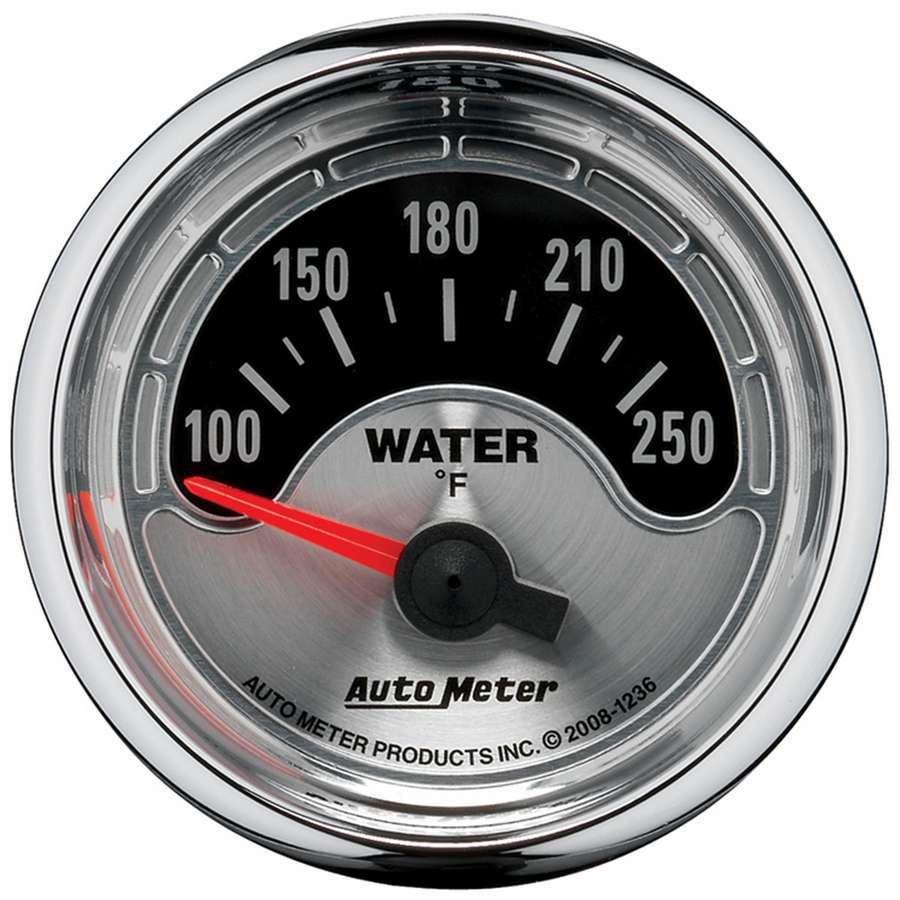 AUTOMETER 1236 2-1/16 A/M Water Temp Gauge 100-250