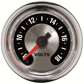 AUTOMETER 1282 2-1/16 A/M Voltmeter Gauge 8-18