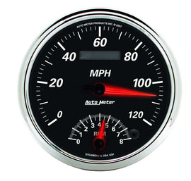 AUTOMETER 1291 5in Tach/Speedo Gauge 120 MPH 8000 RPM