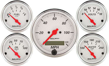 Load image into Gallery viewer, AUTOMETER 1302 Arctic White Gauge Kit W/Red Pointer