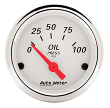 Load image into Gallery viewer, AUTOMETER 1327 White Oil Pressure 0-100