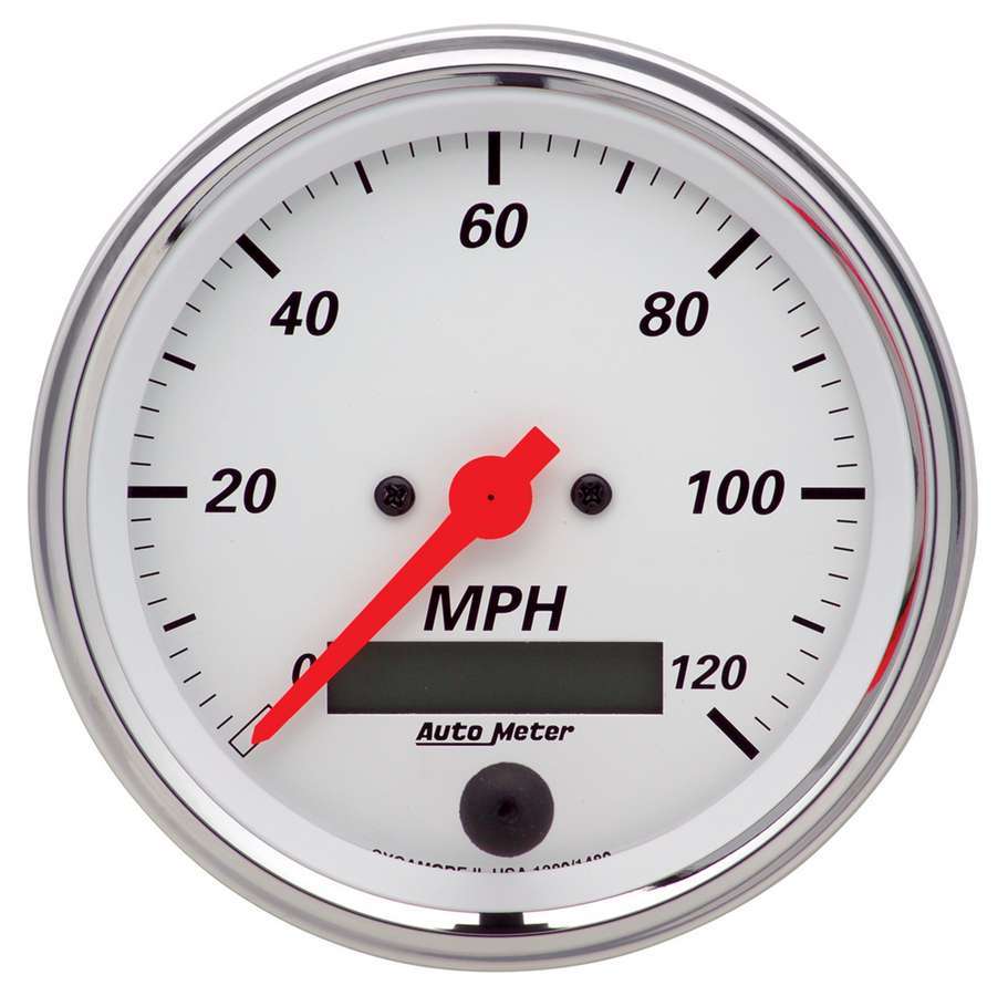 AUTOMETER 1380 3-3/8in A/W Street Rod Speedo