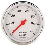 AUTOMETER 1398 White In Dash Tach