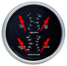 Load image into Gallery viewer, AUTOMETER 1412 3-3/8in Quad Gauge