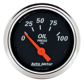 AUTOMETER 1426 2-1/16 D/B Oil Pressure Gauge - 0-100psi