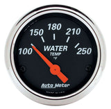 AUTOMETER 1436 2-1/16 D/B Water Temp Gauge - 100-250 Deg.