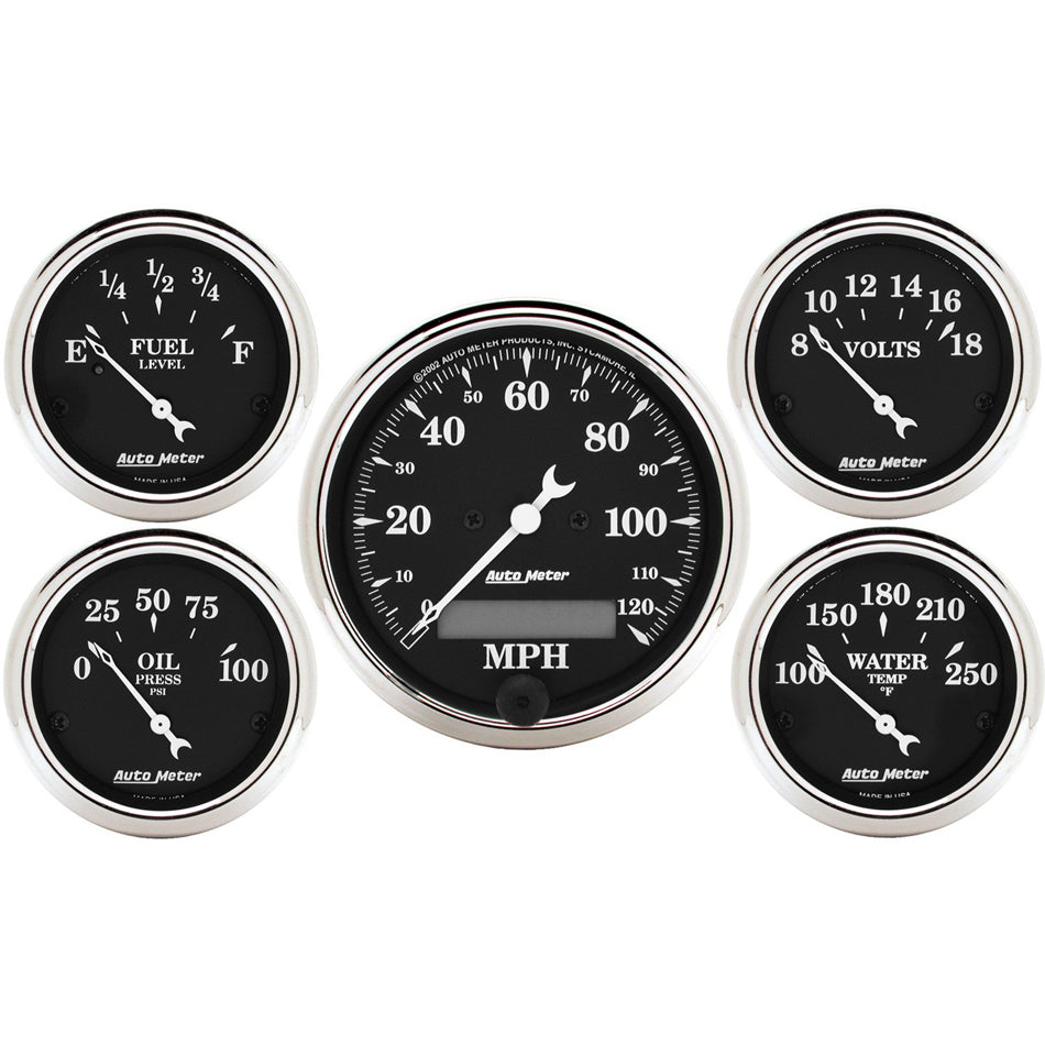 AUTOMETER 1709 O/T/B 5-Piece Gauge Kit