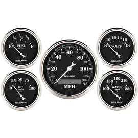 AUTOMETER 1709 O/T/B 5-Piece Gauge Kit