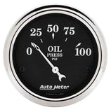AUTOMETER 1727 2-1/16 O/T/B Oil Press. Gauge
