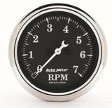 AUTOMETER 1797 Gauge Tachometer 2 1/16i n 7k RPM In-Dash Black B