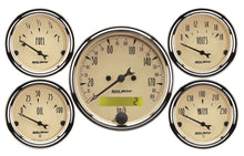 Load image into Gallery viewer, AUTOMETER 1809-M A/B 5pc. Gauge Kit w/ Elec. Speedo - Metric