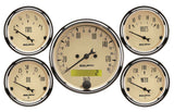 AUTOMETER 1809-M A/B 5pc. Gauge Kit w/ Elec. Speedo - Metric