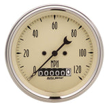 AUTOMETER 1879 Gauge Speedo. 3 3/8in 12 0mph Elec. Prog. w/ Whee