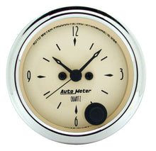 Load image into Gallery viewer, AUTOMETER 1885 2-1/16in A/B 12-Volt Clock