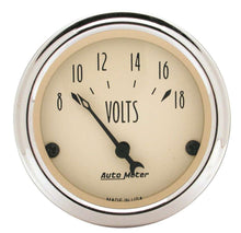 Load image into Gallery viewer, AUTOMETER 1891 2-1/16in A/B Voltmeter Gauge