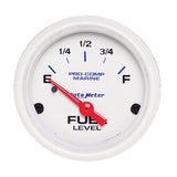 AUTOMETER 200760 Fuel Level Gauge 2-1/16 Electric Air-Core Series