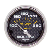 Load image into Gallery viewer, AUTOMETER 200762-40 2-1/16 Water Temp Gauge 100-250F C/F Marine