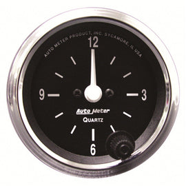 AUTOMETER 201019 2-1/16 12-Volt Electric Clock - Black
