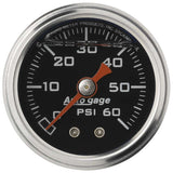 AUTOMETER 2173 1-1/2in Pressure Gauge - 0-60psi - Black Face
